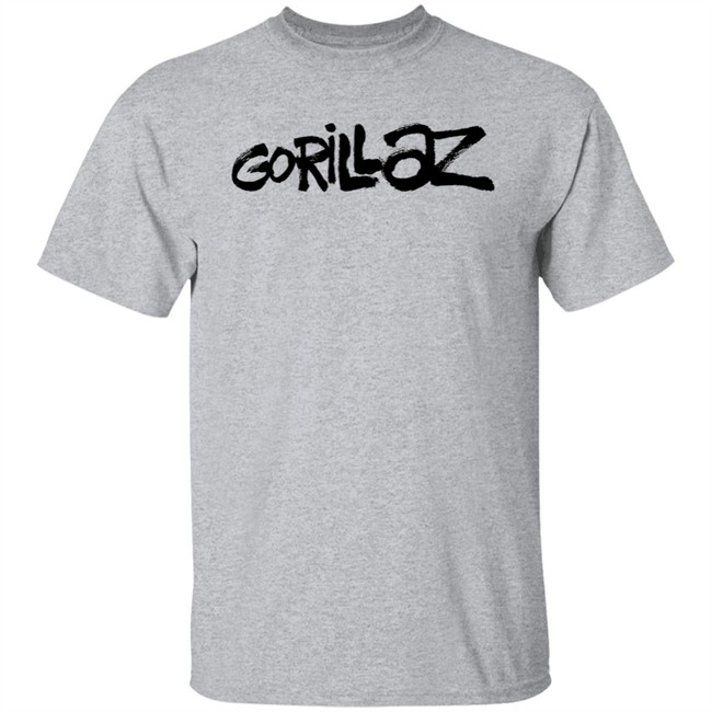 Gorillaz Brushed Font T Shirt Brushed Font Gorillaz Pink Shirts Gorillaz Brushed Font T Shirt Brushed Font Gorillaz Pink Shirts
