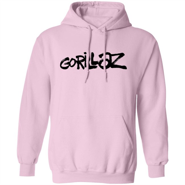 Gorillaz Brushed Font T Shirt Brushed Font Gorillaz Pink Shirts Gorillaz Brushed Font T Shirt Brushed Font Gorillaz Pink Shirts