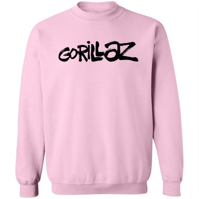 Gorillaz Brushed Font T Shirt Brushed Font Gorillaz Pink Shirts Gorillaz Brushed Font T Shirt Brushed Font Gorillaz Pink Shirts