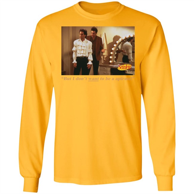 Vintage 1994 Seinfeld The Puffy Audio DVD But I Don't want to be a apirate White T Shirt Vintage 1994 Seinfeld The Puffy Audio DVD But I Don't want to be a apirate White T Shirt