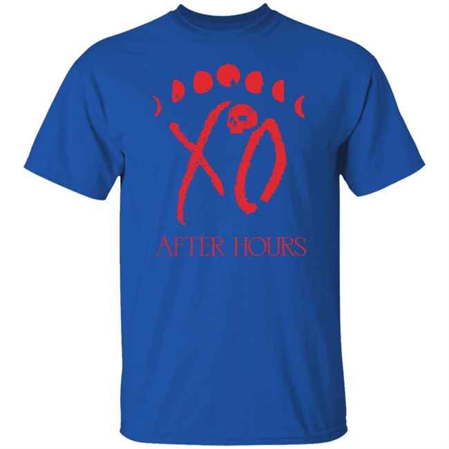 The Weeknd Merch Xo Logo Moon Phase Tee The Weeknd Merch Xo Logo Moon Phase Tee