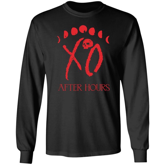 The Weeknd Merch Xo Logo Moon Phase Tee The Weeknd Merch Xo Logo Moon Phase Tee