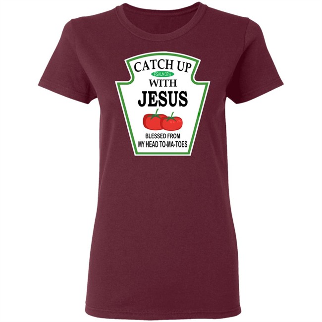 Catch Up With Jesus Hoodie Funny Religious T Shirt NWT Catch Up With Jesus Hoodie Funny Religious T Shirt NWT