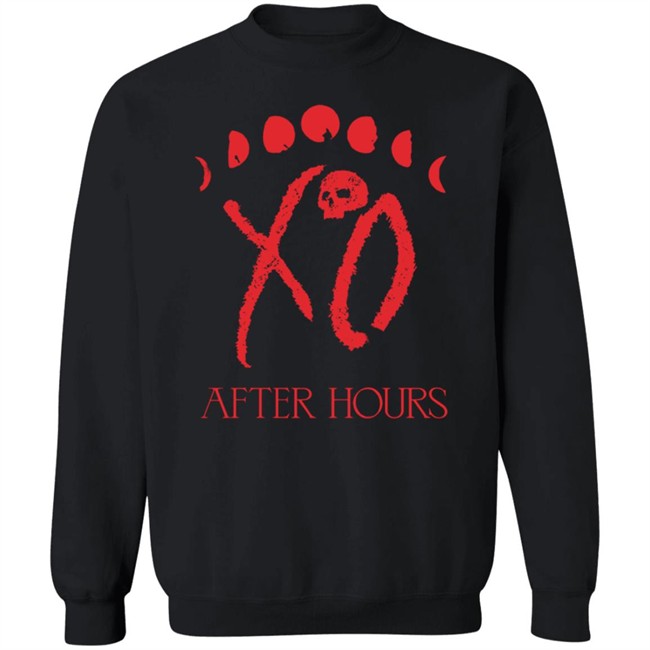 The Weeknd Merch Xo Logo Moon Phase Tee The Weeknd Merch Xo Logo Moon Phase Tee