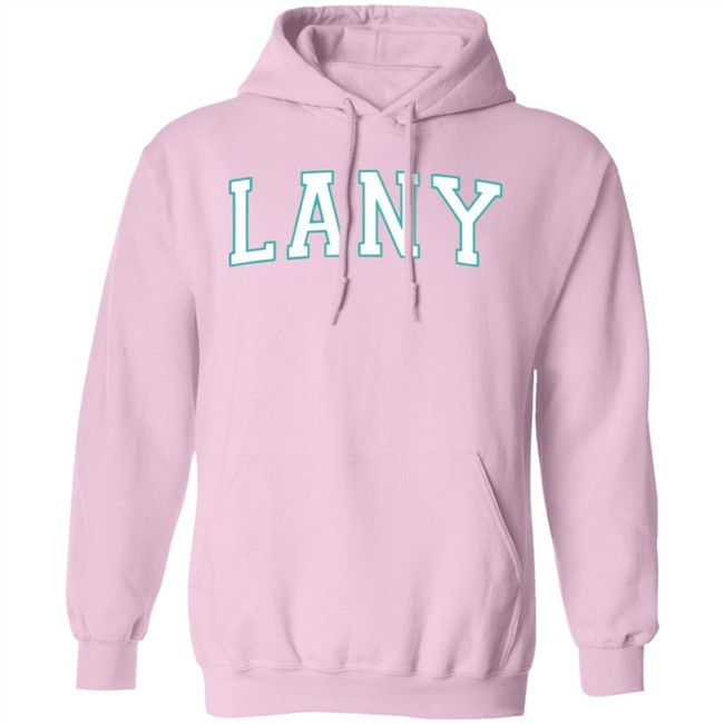 Lany Varsity Hoodie Varsity Lany Pink Hooded Sweatshirt Lany Varsity Hoodie Varsity Lany Pink Hooded Sweatshirt
