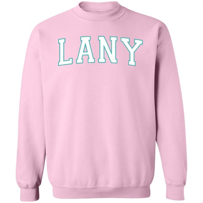 Lany Varsity Hoodie Varsity Lany Pink Hooded Sweatshirt Lany Varsity Hoodie Varsity Lany Pink Hooded Sweatshirt