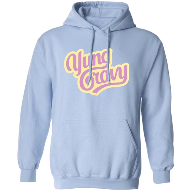 Creamium Yung Gravy Hoodie Yung Gravy Creamium Blue Hooded Sweatshirt