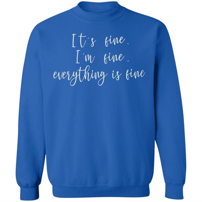 Its Fine Im Fine Everything Is Fine Shirt Custom Vinyl T-Shirt Wellove Its Fine Im Fine Everything is Fine Shirts for Women Novel Cute Saying Casual Letter Print Tee Tops Its Fine Im Fine Everything Is Fine Shirt Custom Vinyl T-Shirt Wellove Its Fine Im Fine Everything is Fine Shirts for Women Novel Cute Saying Casual Letter Print Tee Tops
