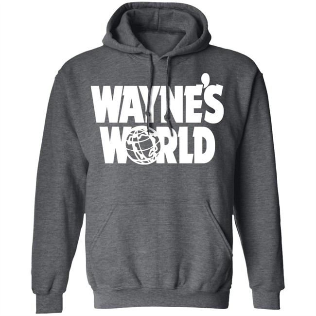 Waynes World Wayne Stock Retro Movie Big Logo Black Shirt Waynes World Wayne Stock Retro Movie Big Logo Black Shirt
