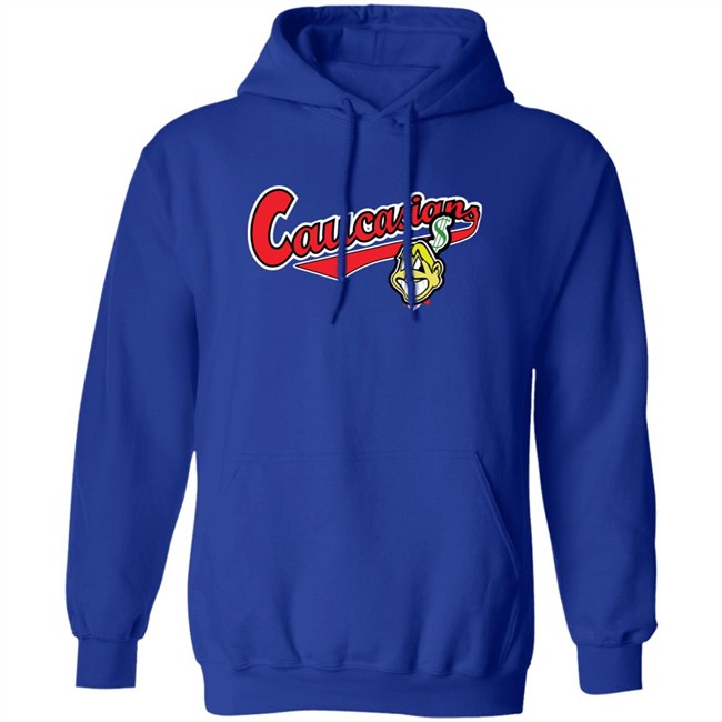 Caucasians T Shirt Cleveland Caucasians Mascot Navy T Shirt Caucasians T Shirt Cleveland Caucasians Mascot Navy T Shirt