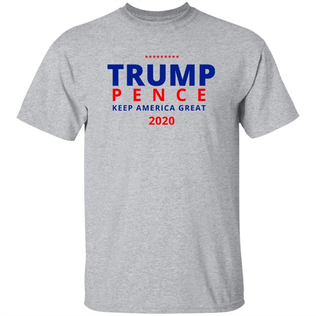 Donald J Trump Trump Pence 2020 Shirt Trump Pence 2020 Donald J Trump Grey T Shirt