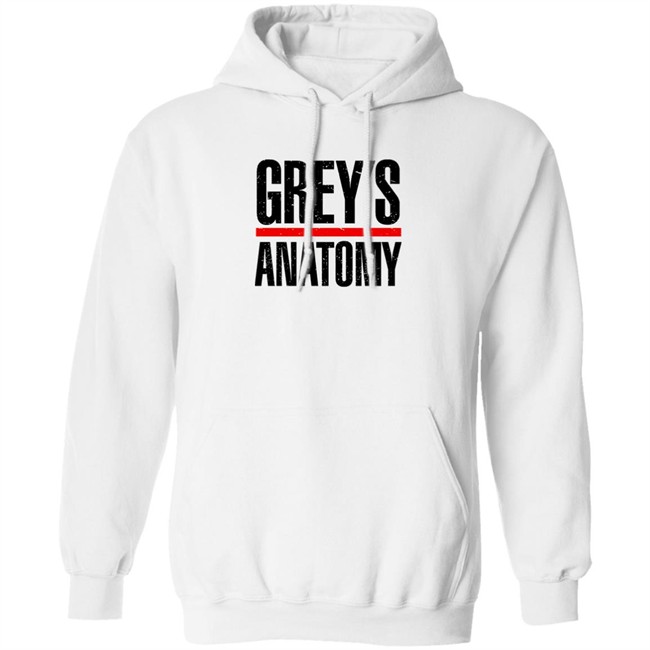 vtg Greys AnatomyLogo White Hoodie Sweatshirt vtg Greys AnatomyLogo White Hoodie Sweatshirt