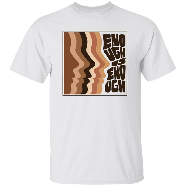 Bonfire Enough is Enough T-Shirt Enough is Enough Bonfire White T-Shirt