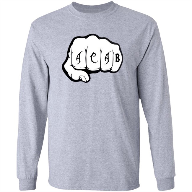 Acab Shirt Ultras ACAB Knock-Out WhiteT Shirts Acab Shirt Ultras ACAB Knock-Out WhiteT Shirts
