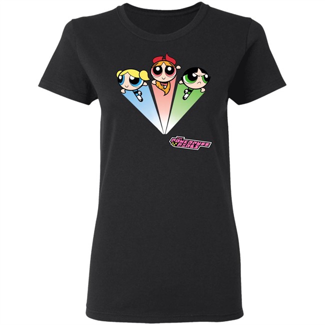 Fifth Sun The Powerpuff Girls Girls' Superhero Shapes T-Shirt Fifth Sun The Powerpuff Girls Girls' Superhero Shapes T-Shirt