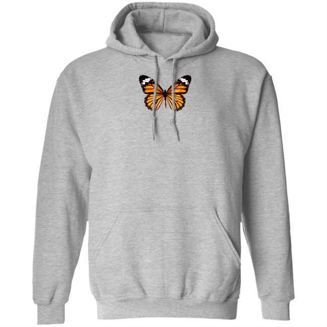 Butterfly Hoodie Brandy Melville daisy butterfly White hooded Sweatshirt Butterfly Hoodie Brandy Melville daisy butterfly White hooded Sweatshirt