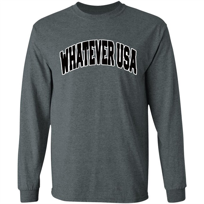 WHATEVER USA Hoodie Allen Shirt Gray Hooded Sweatshirt WHATEVER USA Hoodie Allen Shirt Gray Hooded Sweatshirt