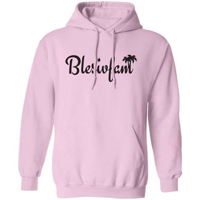 Bonfire Blesiv Merch Hoodie Blesiv Merch Bonfire Pink Hooded Sweatshirt