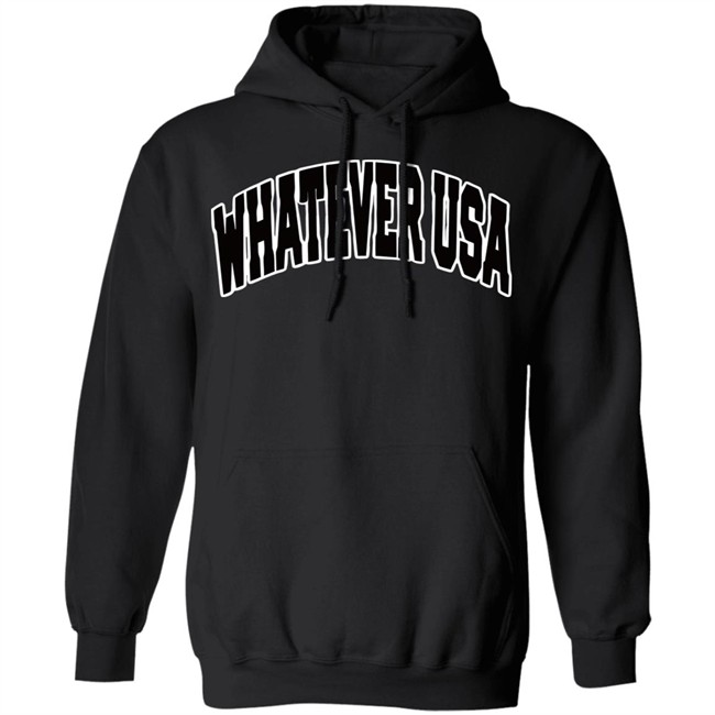 WHATEVER USA Hoodie Allen Shirt Gray Hooded Sweatshirt WHATEVER USA Hoodie Allen Shirt Gray Hooded Sweatshirt