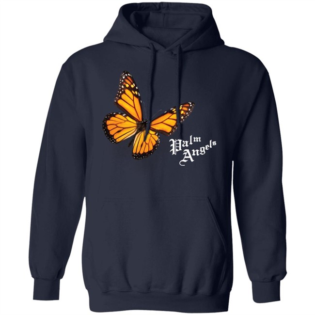 Butterfly Palm Angels Shirt Butterfly Black T Shirts Butterfly Palm Angels Shirt Butterfly Black T Shirts