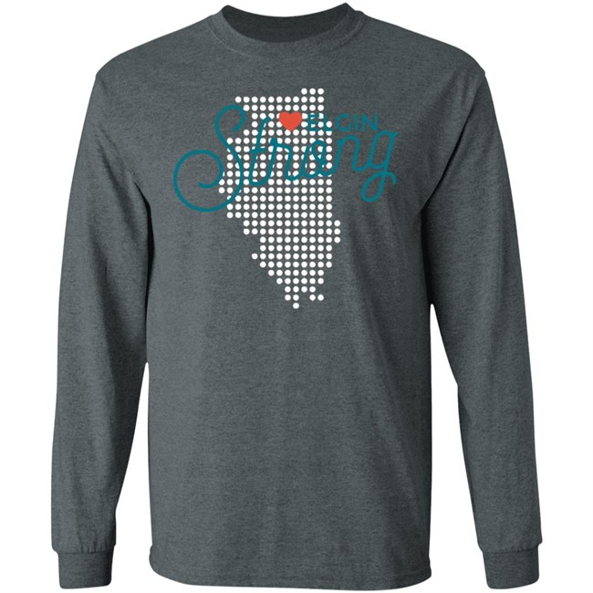We Are Elgin Strong Shirt 'Elgin Strong' T-shirt sale launched by Symonds-Madison Funeral Home We Are Elgin Strong Shirt 'Elgin Strong' T-shirt sale launched by Symonds-Madison Funeral Home