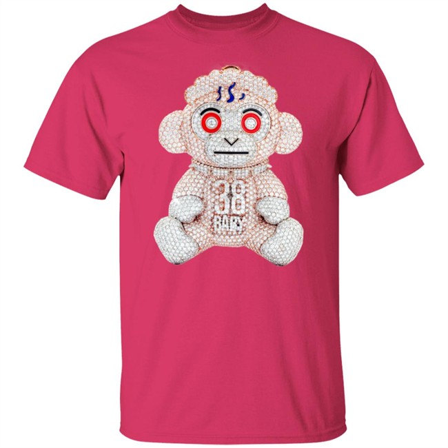38 Baby Pendant Monkey White Shirt 38 Baby Pendant Monkey White Shirt