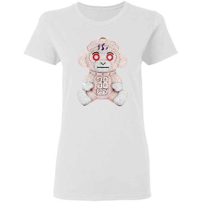 38 Baby Pendant Monkey White Shirt 38 Baby Pendant Monkey White Shirt