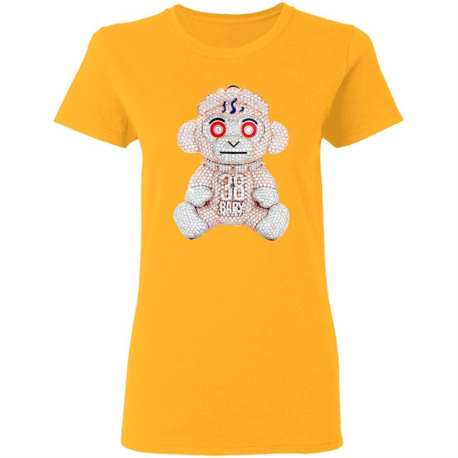 38 Baby Pendant Monkey White Shirt 38 Baby Pendant Monkey White Shirt