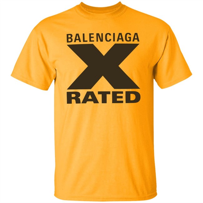 X Rated Larege Balenciage Yellow T Shirts X Rated Larege Balenciage Yellow T Shirts
