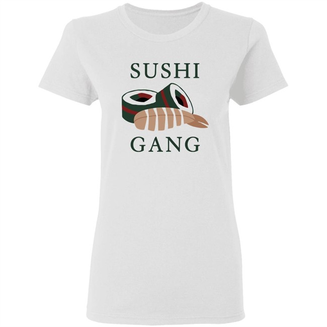 Bramfam The Sushi Gang Shirt The Sushi Gang Bramfam White T Shirt Bramfam The Sushi Gang Shirt The Sushi Gang Bramfam White T Shirt