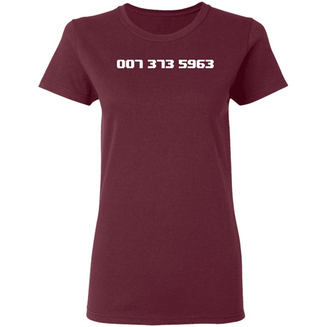 007 373 5963 Shirt Famous 90s Video Game Codes Black T Shirts 007 373 5963 Shirt Famous 90s Video Game Codes Black T Shirts