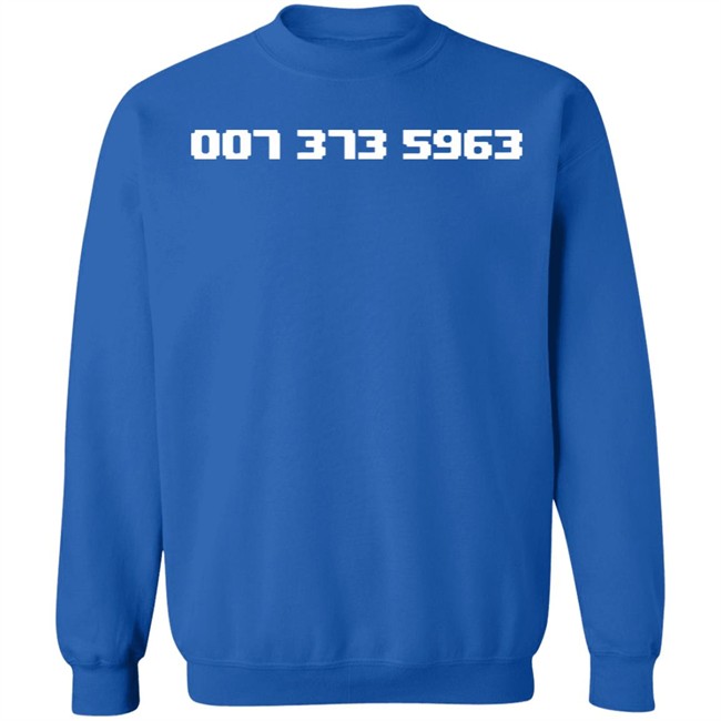 007 373 5963 Shirt Famous 90s Video Game Codes Black T Shirts 007 373 5963 Shirt Famous 90s Video Game Codes Black T Shirts