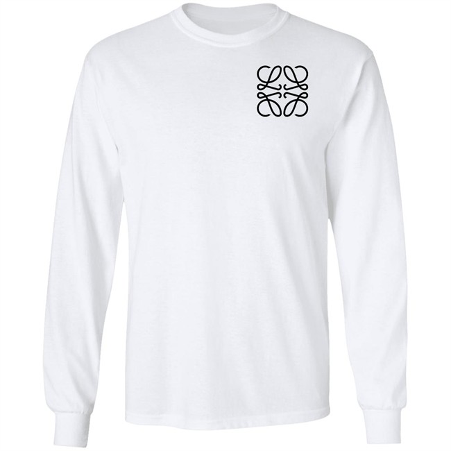 LOEWE Anagram Embroidered Shirt Anagram embroidered whiteT shirts LOEWE Anagram Embroidered Shirt Anagram embroidered whiteT shirts