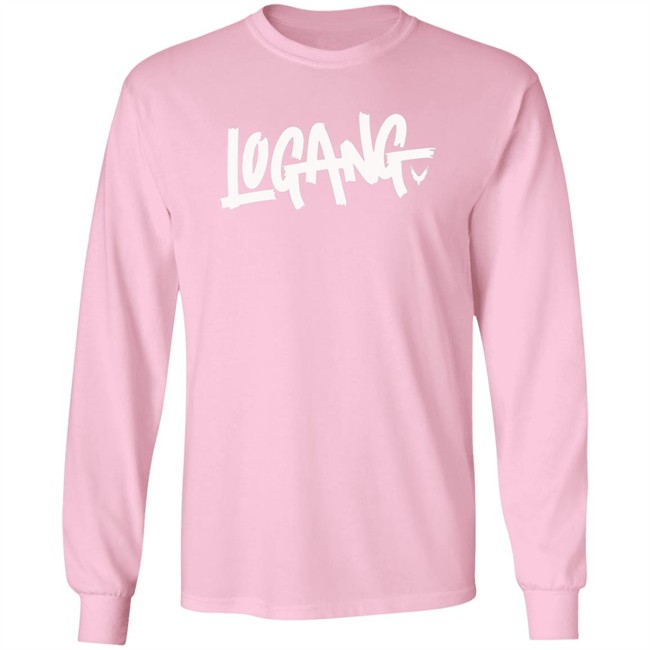 Logang Logan Paul Maverick Hoodie Logang Logan Logang Logo Pink Hooded Sweatshirt Logang Logan Paul Maverick Hoodie Logang Logan Logang Logo Pink Hooded Sweatshirt