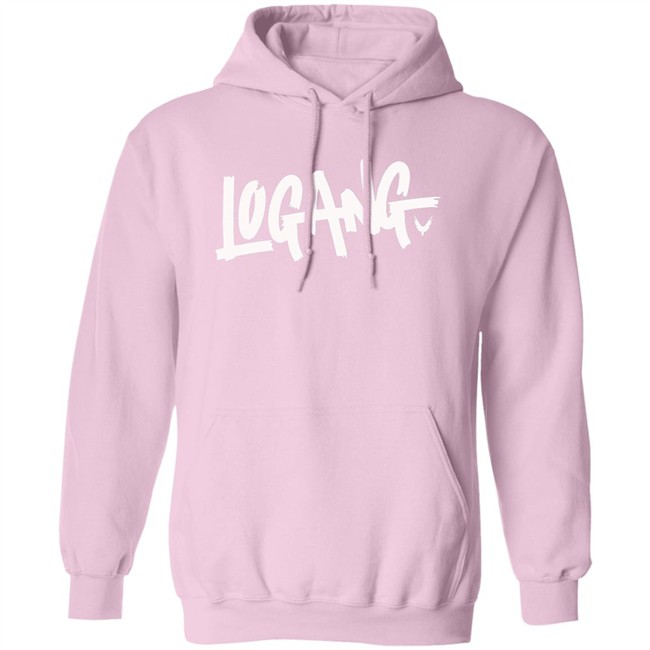 Logang Logan Paul Maverick Hoodie Logang Logan Logang Logo Pink Hooded Sweatshirt Logang Logan Paul Maverick Hoodie Logang Logan Logang Logo Pink Hooded Sweatshirt