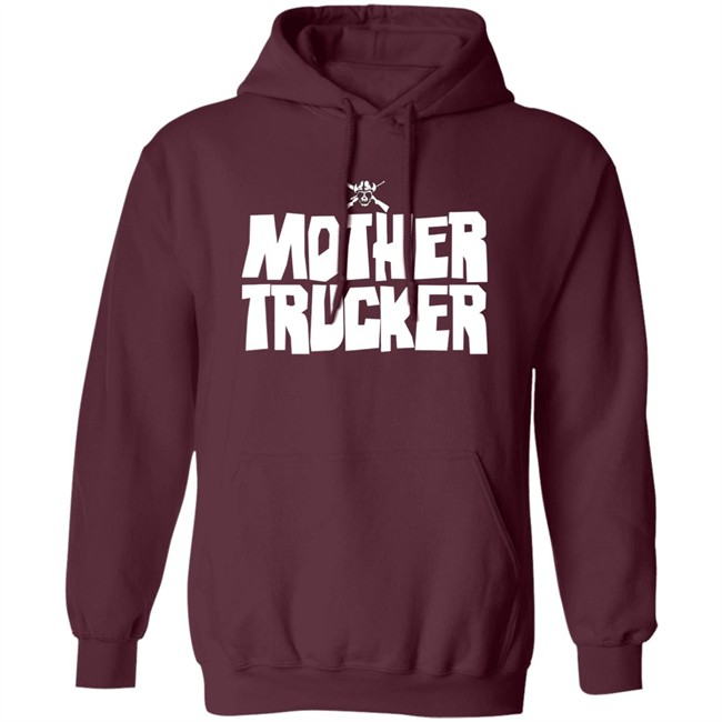 Outlaw Mother Trucker Hoodie Mother Trucker Outlaw Black Hooded Sweatshirt Outlaw Mother Trucker Hoodie Mother Trucker Outlaw Black Hooded Sweatshirt