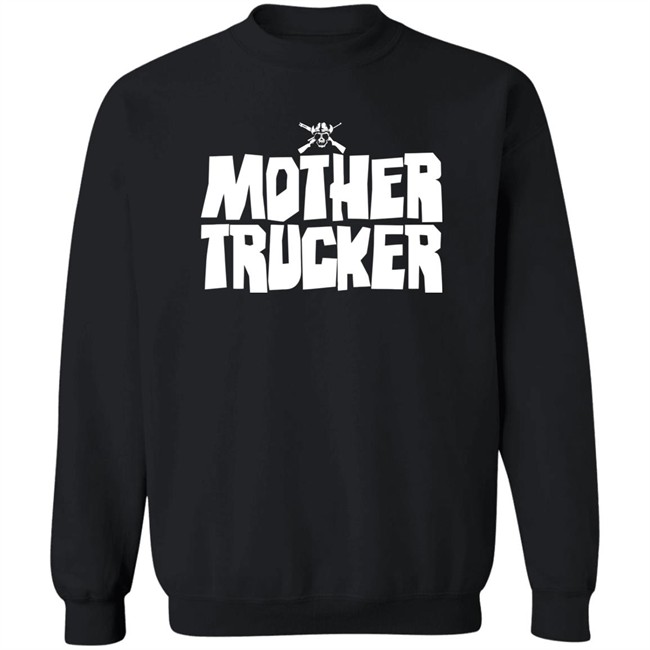 Outlaw Mother Trucker Hoodie Mother Trucker Outlaw Black Hooded Sweatshirt Outlaw Mother Trucker Hoodie Mother Trucker Outlaw Black Hooded Sweatshirt