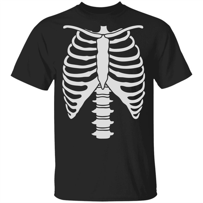 Skeleton Shirt Halloween Skeleton Rib Cage Xray Front and Back Print Easy Costume T-Shirt black shirts Skeleton Shirt Halloween Skeleton Rib Cage Xray Front and Back Print Easy Costume T-Shirt black shirts