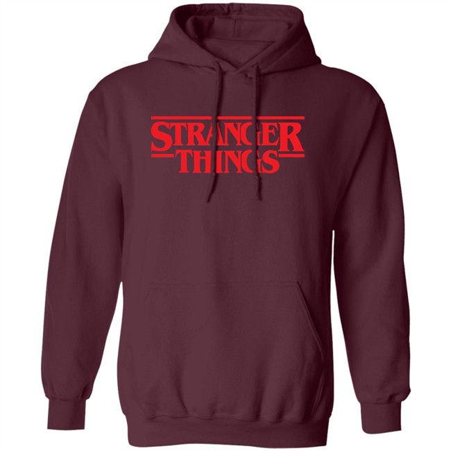Stranger Things Hoodie Netflix Stranger Things Simple Red Logo Hooded Sweatshirt Stranger Things Hoodie Netflix Stranger Things Simple Red Logo Hooded Sweatshirt