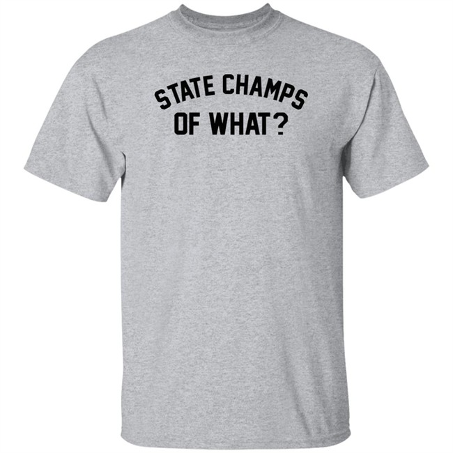 State Champs Of What Shirt Of What State Champs Grey T Shirt State Champs Of What Shirt Of What State Champs Grey T Shirt