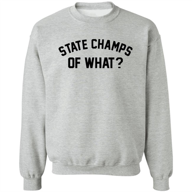 State Champs Of What Shirt Of What State Champs Grey T Shirt State Champs Of What Shirt Of What State Champs Grey T Shirt