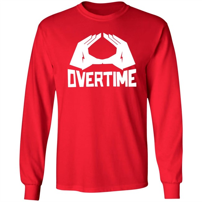 Overtime Shoutout Ot Hoodie Shoutout Ot Overtime Red Hooded Sweatshirt Overtime Shoutout Ot Hoodie Shoutout Ot Overtime Red Hooded Sweatshirt