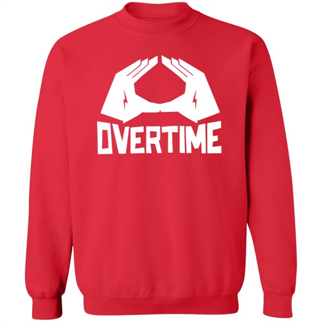 Overtime Shoutout Ot Hoodie Shoutout Ot Overtime Red Hooded Sweatshirt Overtime Shoutout Ot Hoodie Shoutout Ot Overtime Red Hooded Sweatshirt