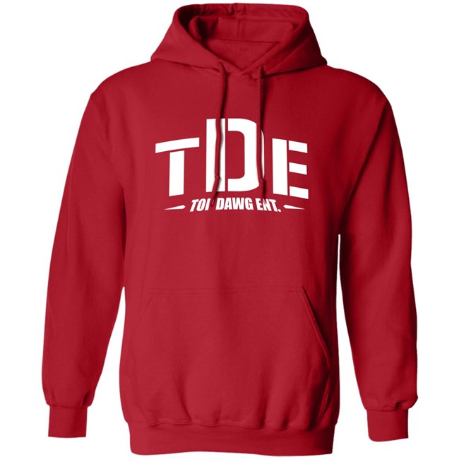 Txdxe Tde Logo Hoodie Tde Logo Txdxe Red Hooded Sweatshirt