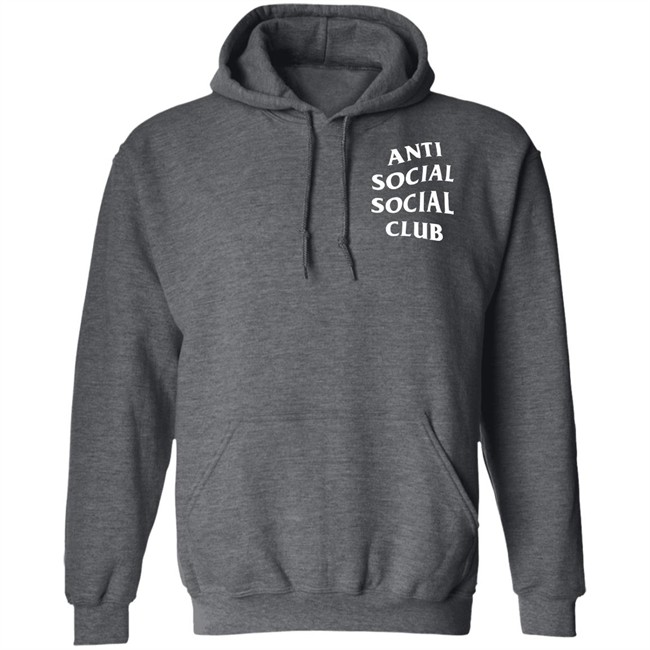 Antisocialsocialclub Hoodie white Antisocialsocialclub Hoodie white