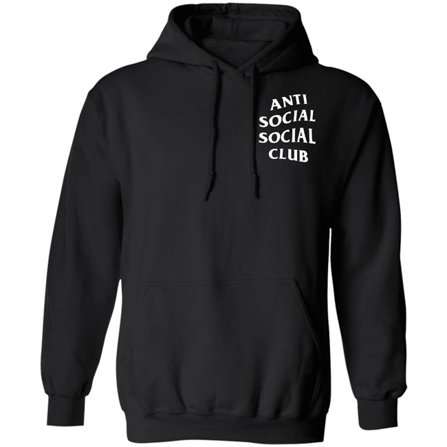 Antisocialsocialclub Hoodie white Antisocialsocialclub Hoodie white
