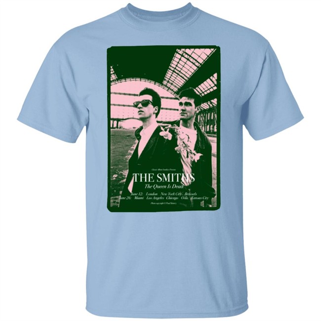 The Smiths T Shirt The Queen is Dead us tour ’86 Complete Chord Songbook T-Shirt white shirt The Smiths T Shirt The Queen is Dead us tour ’86 Complete Chord Songbook T-Shirt white shirt