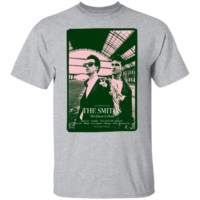 The Smiths T Shirt The Queen is Dead us tour ’86 Complete Chord Songbook T-Shirt white shirt The Smiths T Shirt The Queen is Dead us tour ’86 Complete Chord Songbook T-Shirt white shirt